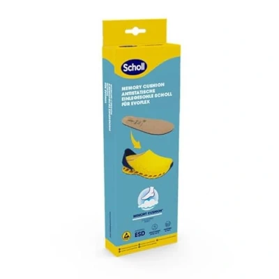 Abbildung von Scholl Solette Antistatiche In Memory Cushion Per Evoflex Klassisch, beige, 44 EU