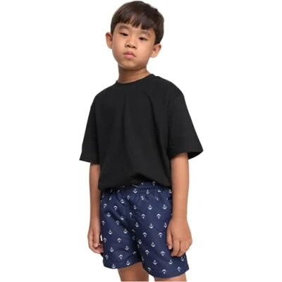 Abbildung von Urban Classics Kinder Badeshorts für Kinder, Größe: 158/164, Anchor navy