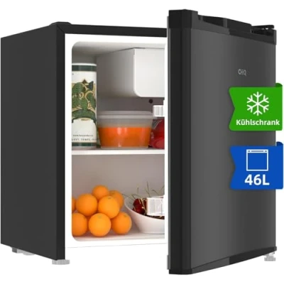 Abbildung von CHIQ Mini Bar Kühlschrank 46 L,Mini Kühlschrank,49,6 x 47,4 44,7 cm (HxBxT),E Energieverbrauch 80 kWh/Jahr,Sehr Leise 39dB,12 Jahre Garantie auf den Kompressor