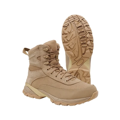Abbildung von Brandit Accessoires Tactical Generation Schnürstiefelette, Damen, Größe: 45, Beige Schuhe