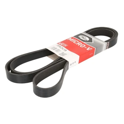 Abbildung von GATES 7PK2418 Keilrippenriemen 2418 7 Polyester, EPDM (Ethylen Propylen Dien Kautschuk) RoadMax Value Line MERCEDES BENZ: E Class Saloon