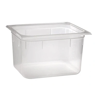 Abbildung von APS 82142 GN Behälter 1/6, 17,6 x 16,2 cm, 200 mm tief, 2,8 Liter, Skalierung, Polypropylen