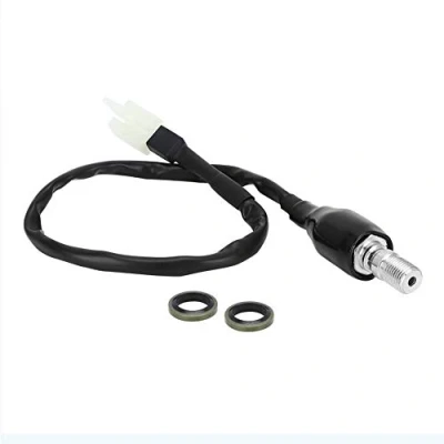 Abbildung von Bremslichtschalter M10X1 M10X1.0 Universal Motorrad Ölschlauch Hydraulikpumpe Verstärkter Hinten(Gerader Kopf)
