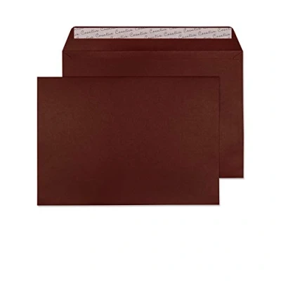 Abbildung von Blake Creative Colour 63422 Farbige Briefumschläge Haftklebung Bordeaux C4 229 x 324 mm 120g/m² 10 Stück