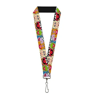 Abbildung von Buckle Down Damen Lanyard 1.0 Muppets Faces C/u Black Schlsselanhnger, Mehrfarbig, Einheitsgröße