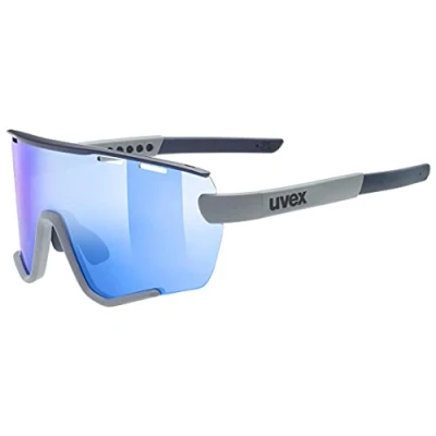 Abbildung von uvex sportstyle 236 Set Sportbrille für Damen und Herren beschlagfrei inkl. Wechselscheiben rhino deep space matt/blue one size