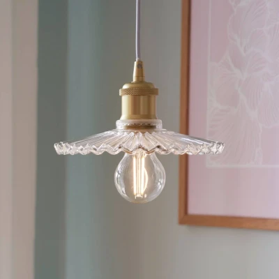 Abbildung von Nordlux Pendelleuchte »Torina«, Leuchtmittel E27 ohne Leuchtmittel, Vintage Design, luftiger Look mit femininem Touch