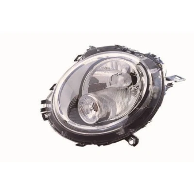 Abbildung von ABAKUS 882 1118RMLDEMC Scheinwerfer rechts H4, P21W chrom glasklar ohne Lampenträger, Glühlampe mit Stellmotor für LWR P43t, BA15s
