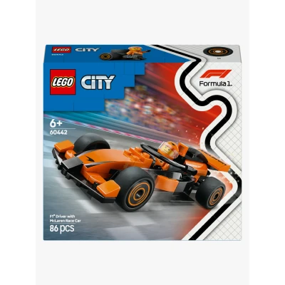 Abbildung von LEGO City 60442 F1 Rennfahrer mit McLaren Rennauto
