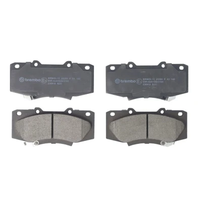 Abbildung von BREMBO P 83 140 Bremsbelagsatz mit akustischer Verschleißwarnung ohne Zubehör TOYOTA: Hilux 3 Pick up, VIII Pickup