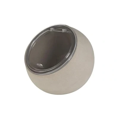Abbildung von APS Servierset Moon 2 teiliges Set: 1 Melamin Schale (Ø 19cm) + klappbarer Deckel mit Silikondichtung, Grau