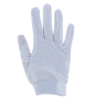 Abbildung von Covalliero Reithandschuhe Baumwolle Jersey Weiß S