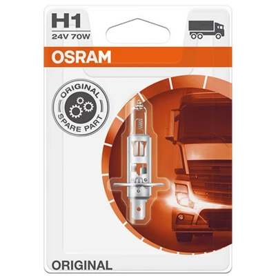 Abbildung von OSRAM 64155 01B Glühlampe, Fernscheinwerfer H1 24V 70W 3200K Halogen
