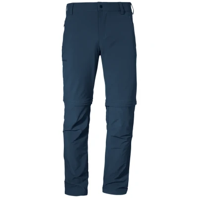 Abbildung von Schöffel Herren Pants Folkstone Zip Off, vielseitige Hose mit Off Funktion, leichte Wanderhose für den Sommer, dress blues, 25