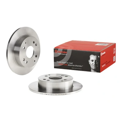 Abbildung von BREMBO 08.5803.10 Bremsscheibe 260 10 4 voll mit Schrauben HONDA: CIVIC 6 Hatchback, ACCORD Coupe, Fastback