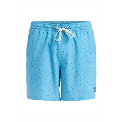 Abbildung von Quiksilver Volley 16 Badeshorts, Herren, Größe: Medium, Milky blue mini chaos