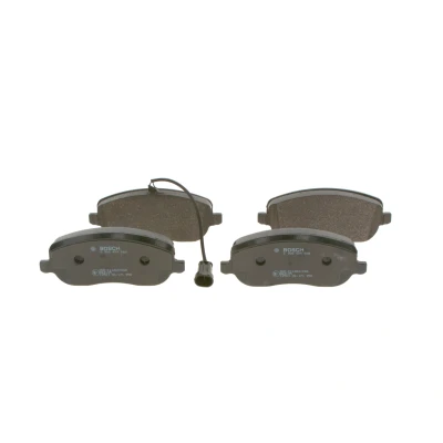 Abbildung von BOSCH 0 986 494 068 Bremsbelagsatz Low Metallic mit integriertem Verschleißsensor Anti Quietsch Blech FIAT: Croma II Estate