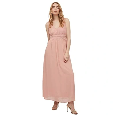 Abbildung von Vila Damen Vimilina Long Dress/Su Noos Cocktailkleid, Misty Rose, 44 EU