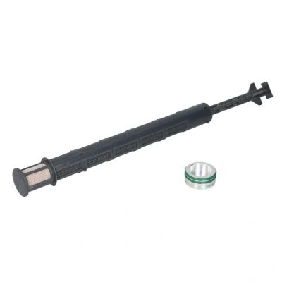 Abbildung von NRF 33328 Trockner Kunststoff mit Stecker, Dichtring EASY FIT MERCEDES BENZ: Vito Mixto, Viano, VOLKSWAGEN: Passat B6 Variant, B7 Variant