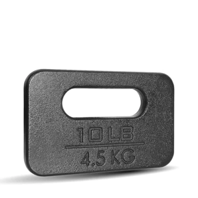 Abbildung von Yes4All ZC4Y Gusseisen Ruck Plate Gewichte, 4,5 KG 10 PFUND