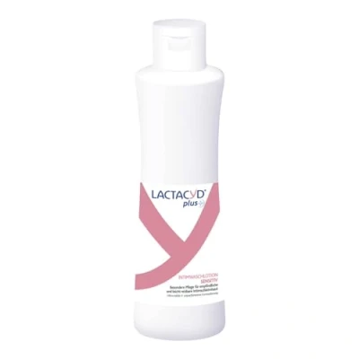 Abbildung von Lactacyd® Plus Sensitiv Intimwaschlotion Mit angepasstem pH Wert, natürlicher L Milchsäure und Glycerin Für empfindliche Intimschleimhaut Klinisch geprüft &amp; bestätigt 250 ml