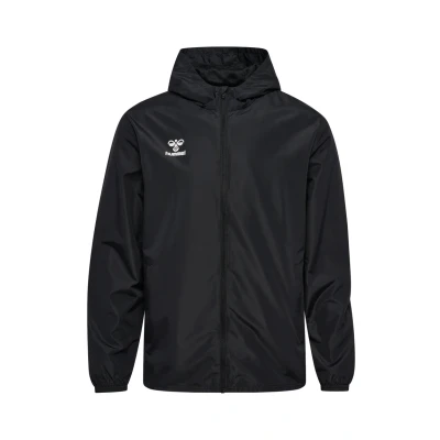 Abbildung von Hummel Essential Allweather Regenjacke / wasserabweisende Jacke, Herren, Größe: XXL, Black