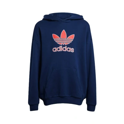 Abbildung von adidas Originals BIG LOGO Kapuzenpullover für Kinder, Größe: 134, Night indigo