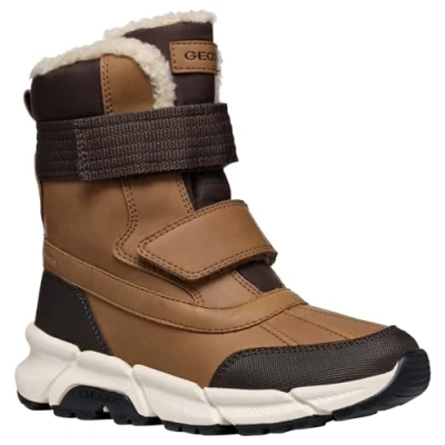 Abbildung von Geox Snowboot/Winterstiefel für Kinder, Größe: 34, Tobacco coffee Kunststoff/textil
