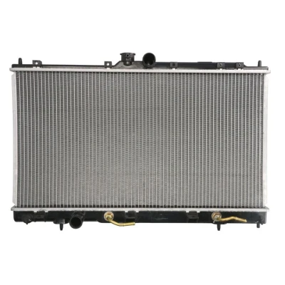Abbildung von THERMOTEC D75008TT Kühler, Motorkühlung für Fahrzeuge mit Klimaanlage 688 375 16 Schalt /optional Automatikgetriebe Kühlrippen gelötet