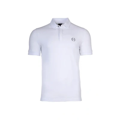 Abbildung von Armani Exchange Herren Elegance Poloshirt, Weiß, M