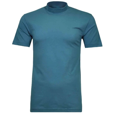 Abbildung von RAGMAN Herren Stehkragenshirt Kurzarm XXL, Türkis 767