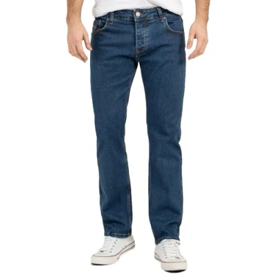 Abbildung von Lorenzo Loren Herren Jeans Regular Fit Stretch Männerhose Herrenjeans Denim Hosen Herrenhose Straight Cut Stonewashed LL 4009 Blau W33 L32