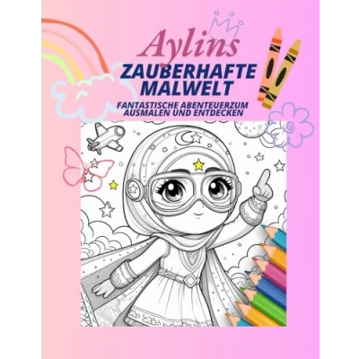 Abbildung von Aylins Zauberhafte Malwelt: Fantastische Abenteuer zum Ausmalen und Entdecken