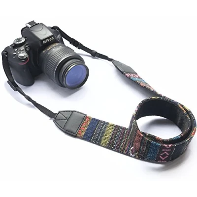 Abbildung von Alled kamera Gurt Hals,Kamera Umhängeband Nacken Schultergurt Gürtel Tragegurt für Canon Nikon Sony Lumix Olympus Pentax Fujifilm Universal,Abnehmbar Schnellverschluss kameragurt (Weich Braun)