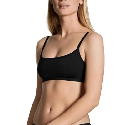 Abbildung von Calida ECO Sense Damen Bustier, Damen, Größe: 36/38, Schwarz