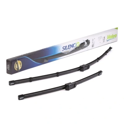 Abbildung von Scheibenwischer Valeo Silencio Flat Blade Set 577914 vorne Flachbalkenwischblatt TESLA: Model S, JAGUAR: XF Saloon, OPEL: Grandland X