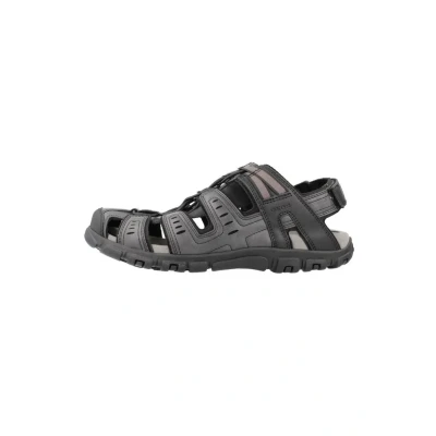 Abbildung von Geox U S Strada Trekkingsandale, Herren, Größe: 39, Black Schuhe
