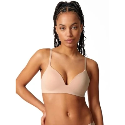 Abbildung von SKINY Damen Da. Triangel Gepaddet BH, Beige, 70A EU