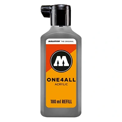 Abbildung von Molotow ONE4ALL Refill Acryl, Farbe 238 grau blau dunkel 180 ml, Nachfülltinte für Permanentmarker