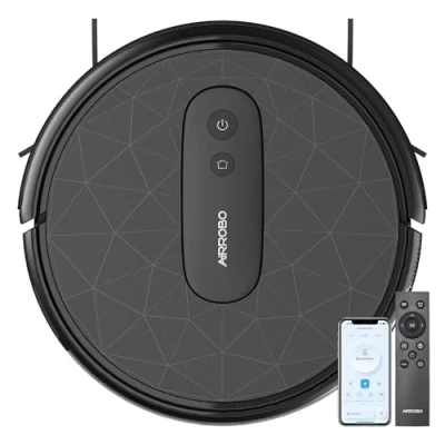 Abbildung von AIRROBO P20 Saugroboter, Roboter Staubsauger mit 2800Pa Saugkraft, Selbstaufladend, WLAN, 120 Minuten Laufzeit, Roboterstaubsauger für Teppiche, Tierhaare, Hartböden
