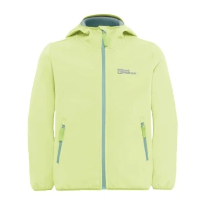 Abbildung von Jack Wolfskin Fourwinds KIDS Unisex Softshelljacke für Kinder, Größe: 176, Cool matcha