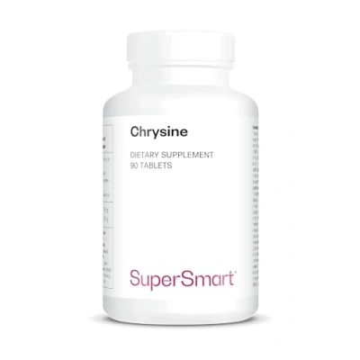 Abbildung von Supersmart Chrysine Leistungsstarkes natürliches Flavonoid Regulierung der Hormone Nicht GVO 90 Tabletten