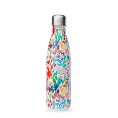 Abbildung von QWETCH Isothermische Originals Flasche Arty 500ml Nomadische Edelstahlflasche 24h Kalt und 12h Warm Wasserdicht, BPA frei &amp; wiederverwendbar