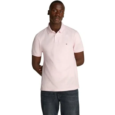 Abbildung von Tommy Hilfiger Regular Poloshirt, Herren, Größe: XS, Light pink