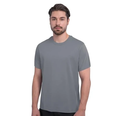 Abbildung von HRM Herren Luxury Round T Shirt, Stone, XXL