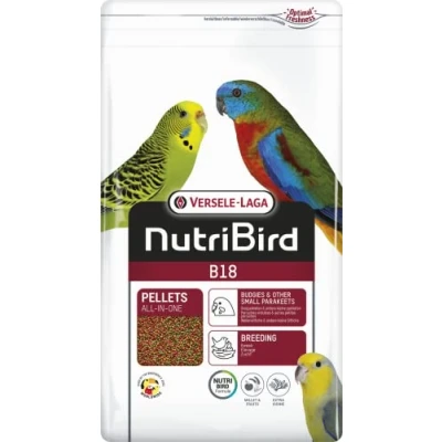 Abbildung von Versele Laga NutriBird B18 3 kg Ergänzungsfuttermittel für Wellensittiche und andere kleine Sittiche Zur Unterstützung des Wohlbefindens Mit Präbiotika 35% Hirse
