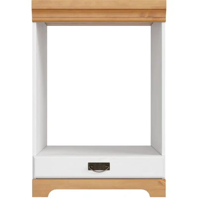 Abbildung von Home affaire Herdumbauschrank »Rügen«, Breite 60 cm, Kiefer massiv, Nischenmaß Herd B/T/H 56,7/54,2/60,5 cm