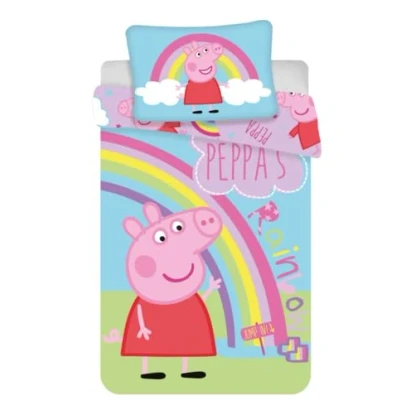 Abbildung von Trendstern Kinder Bettwäsche Set Pig 100 x 135 mit Reißverschluss