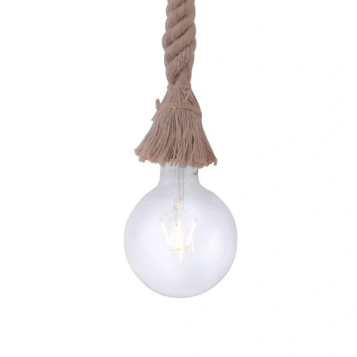 Abbildung von JUST LIGHT Pendelleuchte »ROPE«, 1 flammig, Leuchtmittel E27 ohne Leuchtmittel, Hängeleuchte, Hängelampe