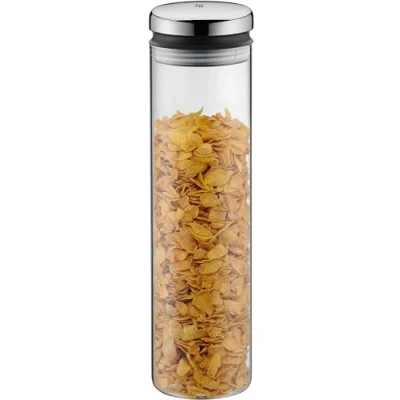 Abbildung von WMF Depot Vorratsdose Glas 2l, Höhe 36 cm, Vorratsglas mit Deckel, Kaffeebohnen Behälter, Müslidose, Frischhaltedose große Einfüllöffnung
